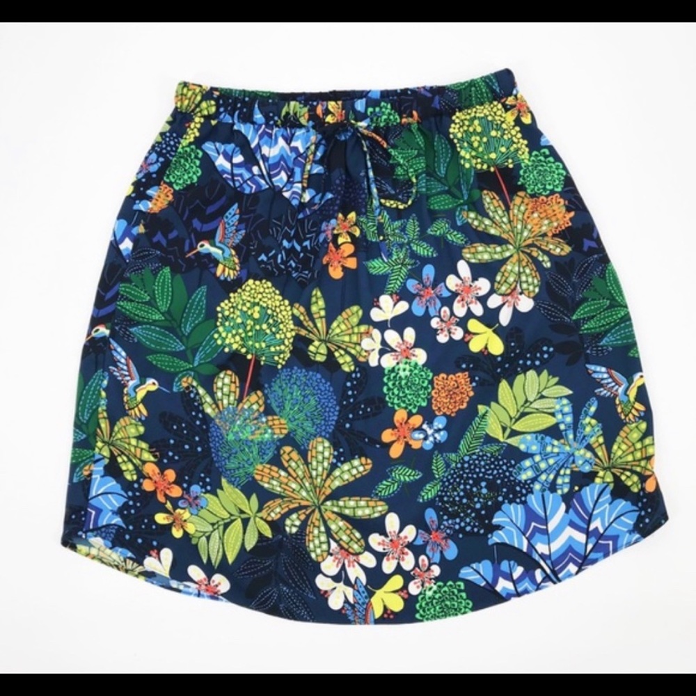 LOFT skirt with pockets & elastic waist